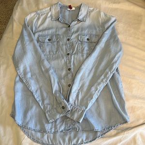 Women’s Ombré  “Denim”  Button Up Top